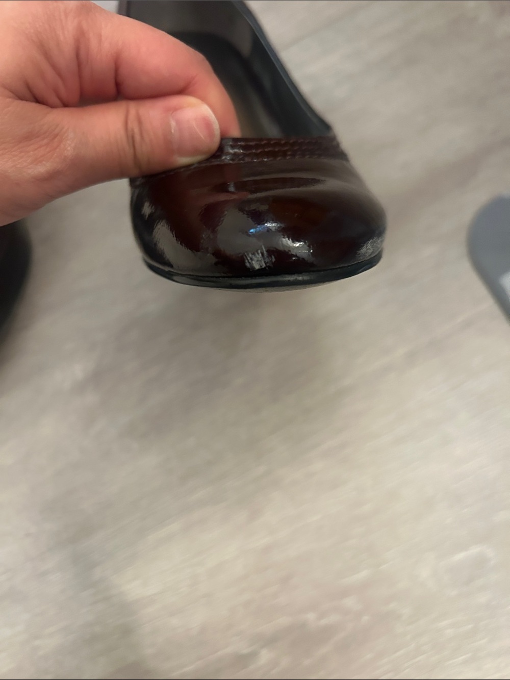 Nine West 6 1/2 burgundy pumps - Picture 6 of 7
